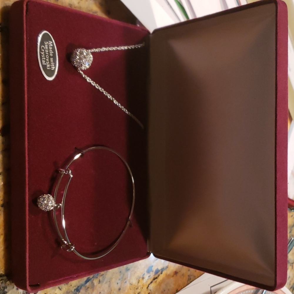 Halo Bracelet and necklace